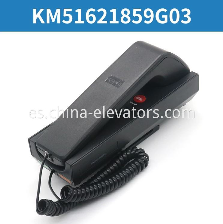 KM51621859G03 KONE ELEVATOR MR HAND INTERCOM